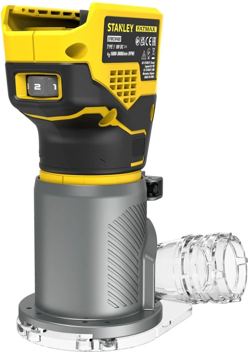 Stanley FatMax V20 SFMCW400B Kantenfrees - 300W - Geel/Zwart