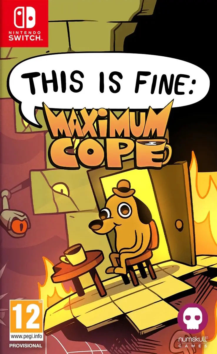 Numskull Games This Is Fine Maximum Cope Nintendo Switch