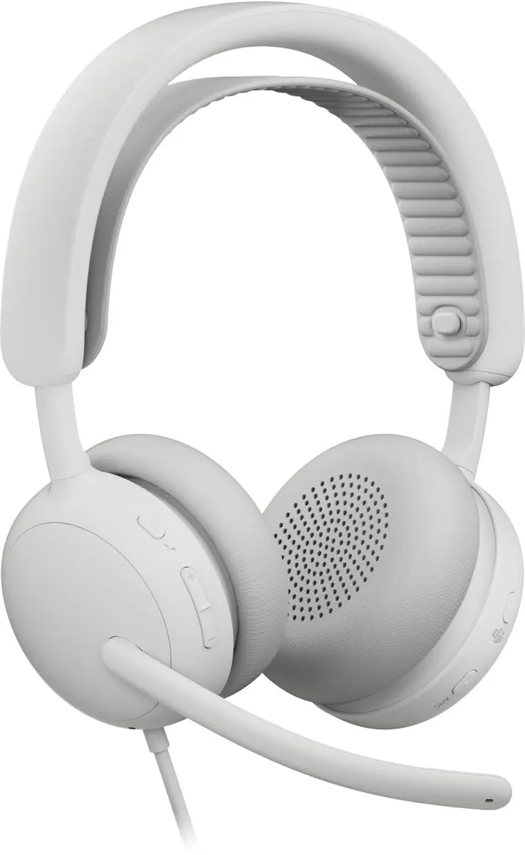Logitech H981-001617 Headset - Bedraad - USB-C/USB-A - Wit