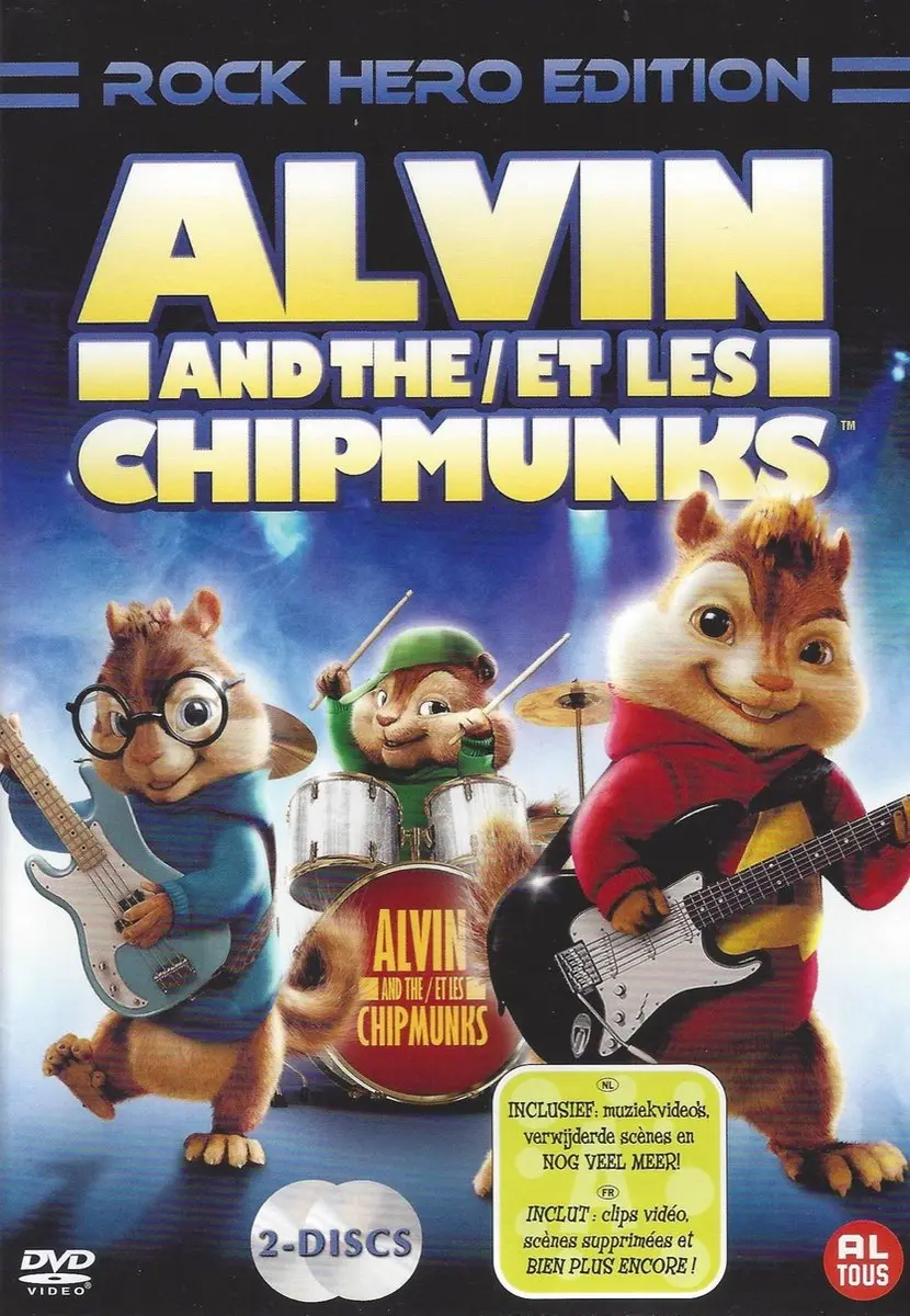 Alvin and the Chipmunks Rock Hero Edition DVD