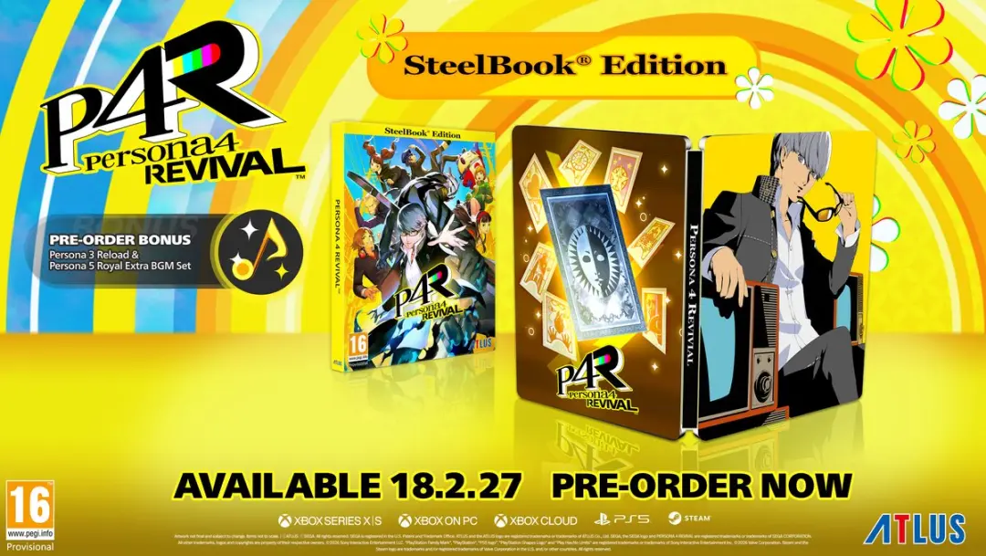 Sega Persona 4 Revival Steelbook Edition Xbox Series X