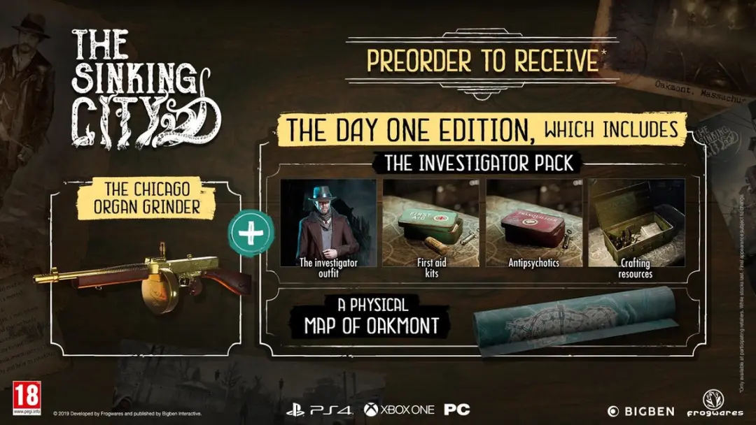 Bigben The Sinking City Day One Edition - PS4