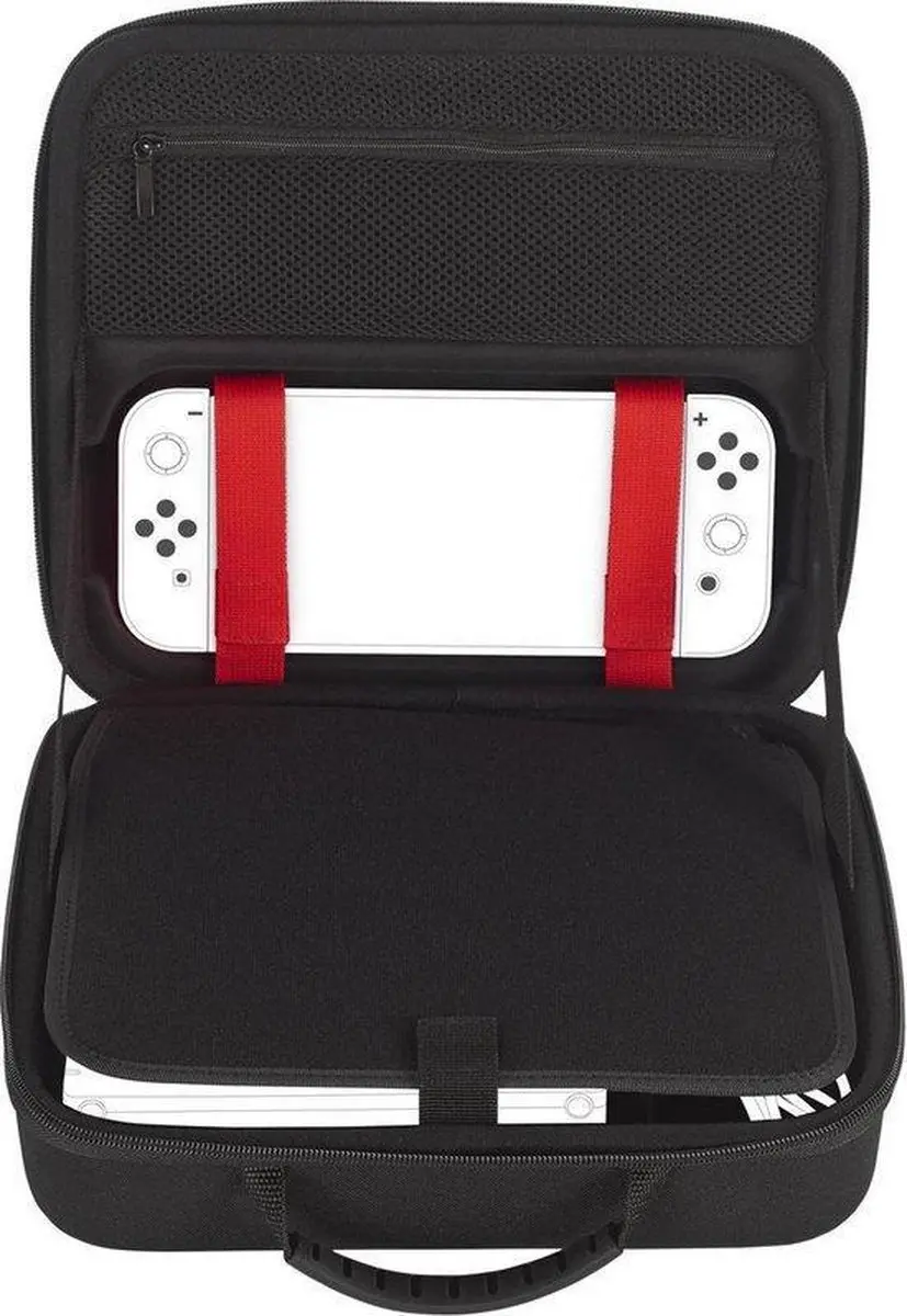Bigben Opbergtas Nintendo Switch - Rood - afbeelding 6 van 6