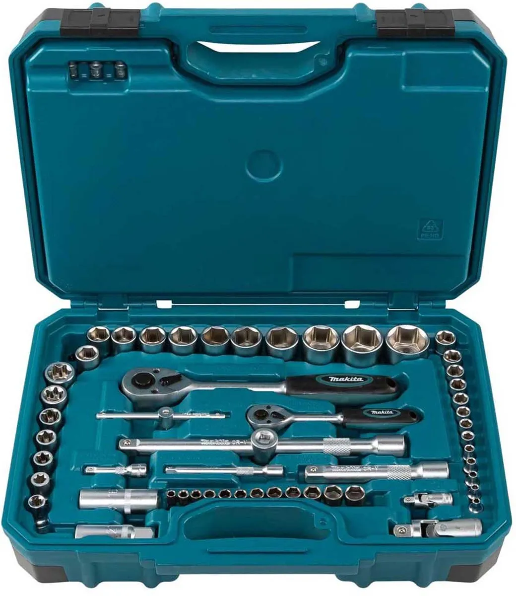 Makita E-10883 Handgereedschapset 221-delig - Blauw