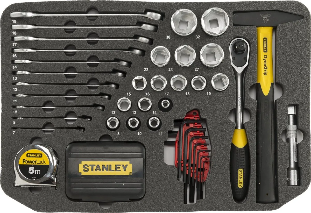 Stanley FMST1-75530 Gereedschapskoffer - 100-delig - Geel/Zwart - afbeelding 6 van 6