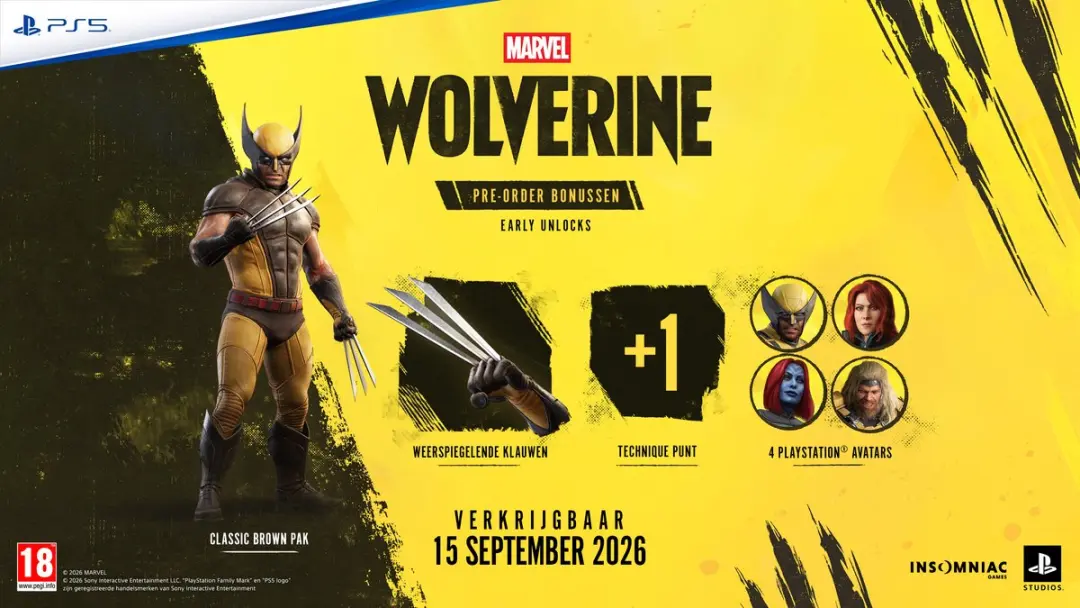 Sony PlayStation Marvel's Wolverine PS5