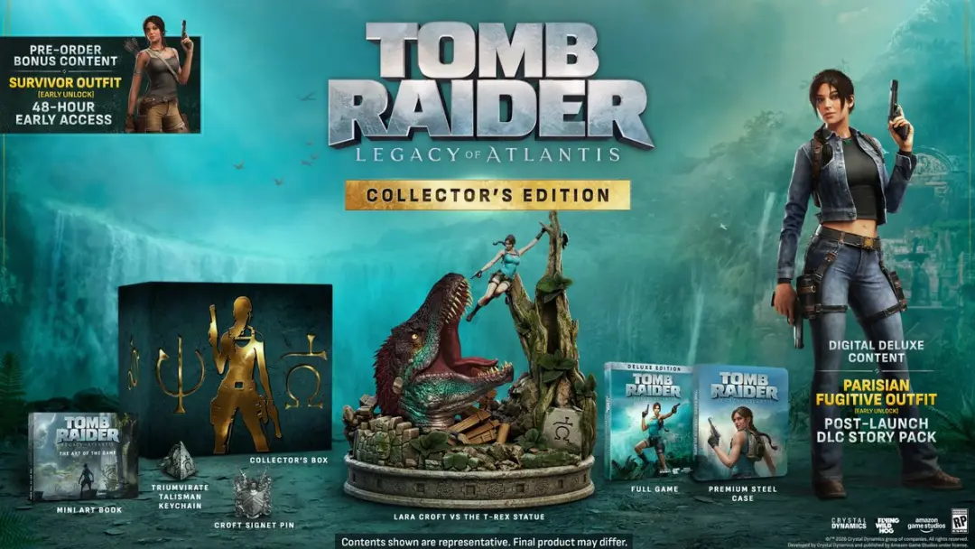 Plaion Tomb Raider Legacy of Atlantis Collector's Edition PS5