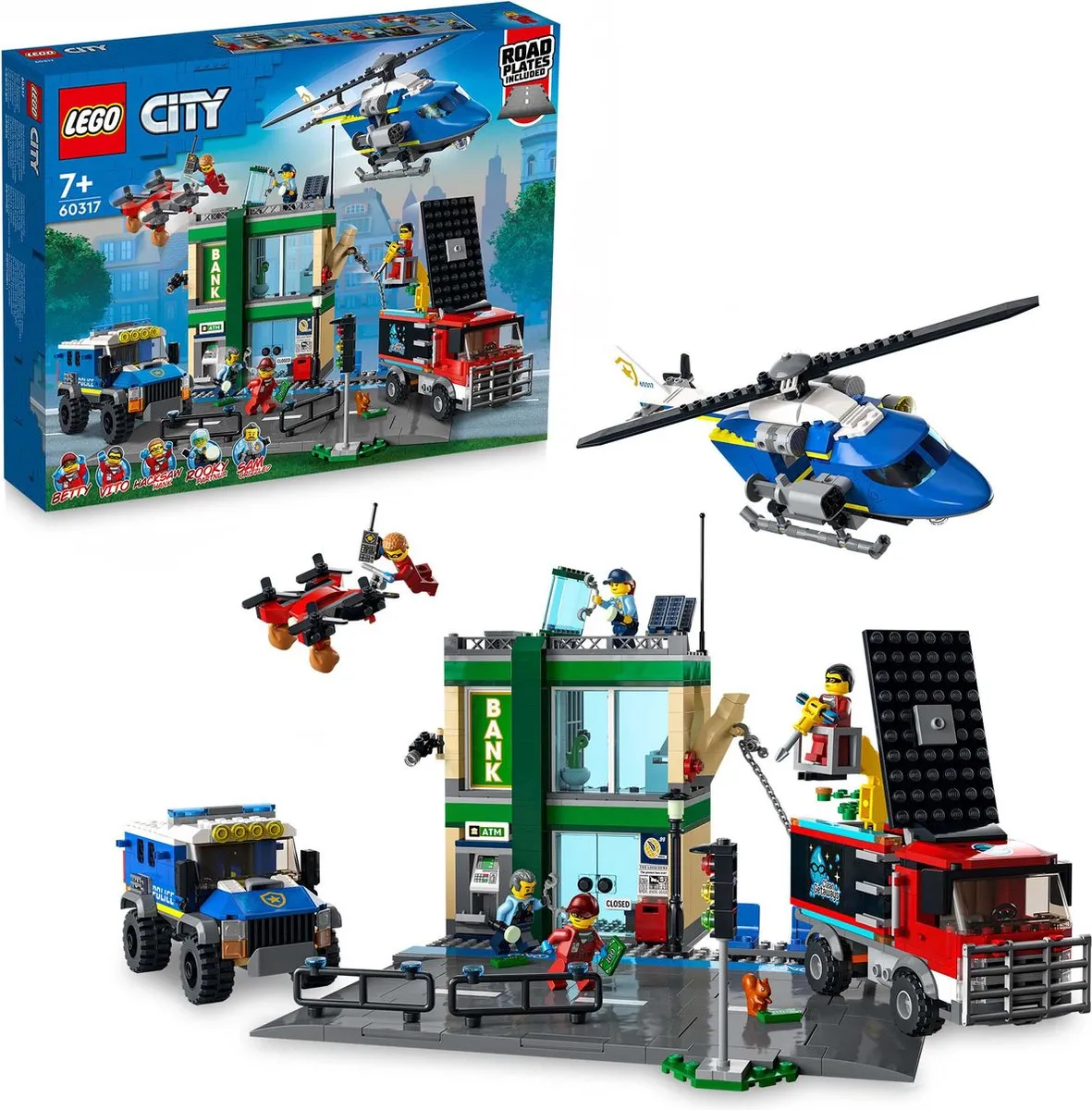 LEGO City Politieachtervolging 60317 - 915 Stukken - afbeelding 6 van 6