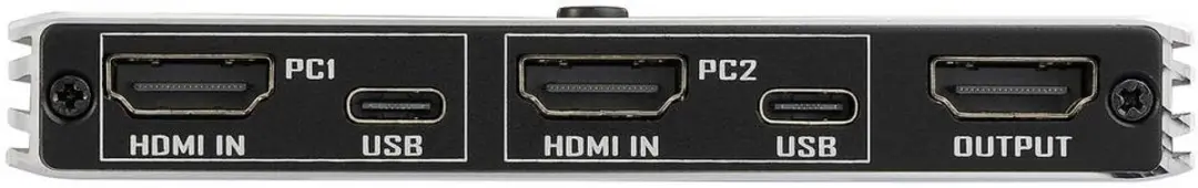 SpeaKa Professional SP-13724436 HDMI 2.0 KVM-switch 2x1 - 4K