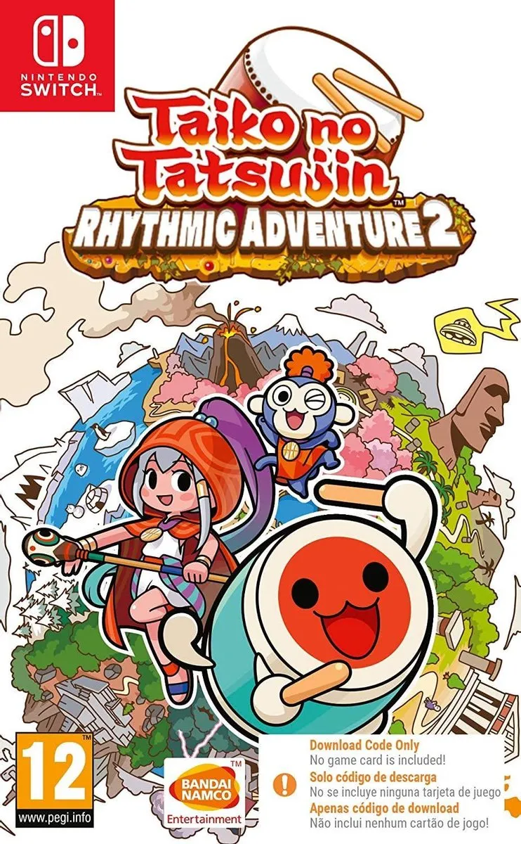 Bandai Namco Taiko No Tatsujin Rhythmic Adventure 2 Code in a Box
