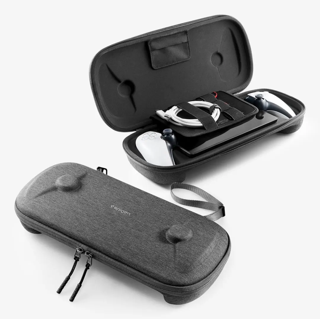 Spigen Klasden Hoesje Sony PlayStation Portal - Charcoal Grey