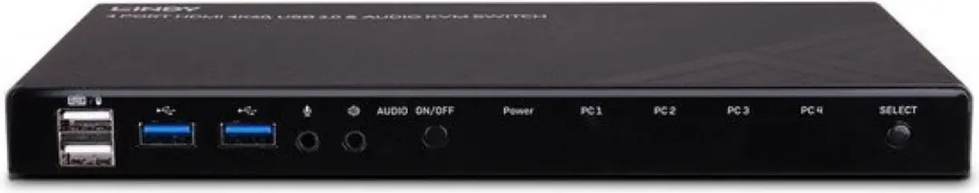 Lindy 39313 KVM-switch - Zwart