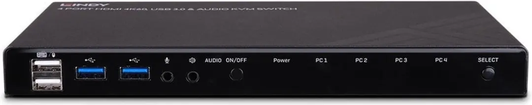 Lindy 39313 KVM-switch - Zwart