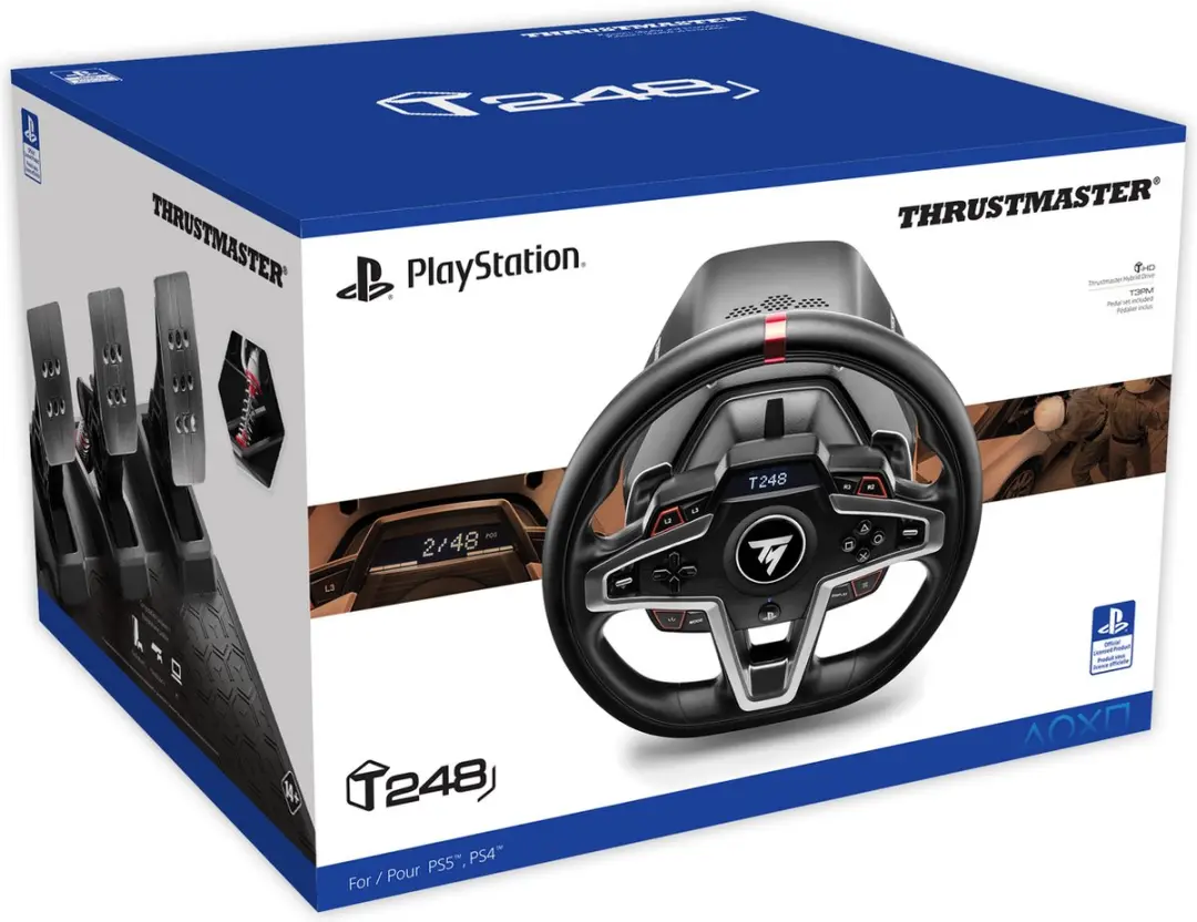Thrustmaster T248 Racestuur met Stand - PS4/PS5/PC - 30cm