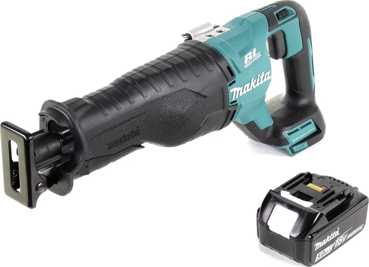 Makita DJR 187 T1 Reciprozaag 18V - 5,0 Ah accu