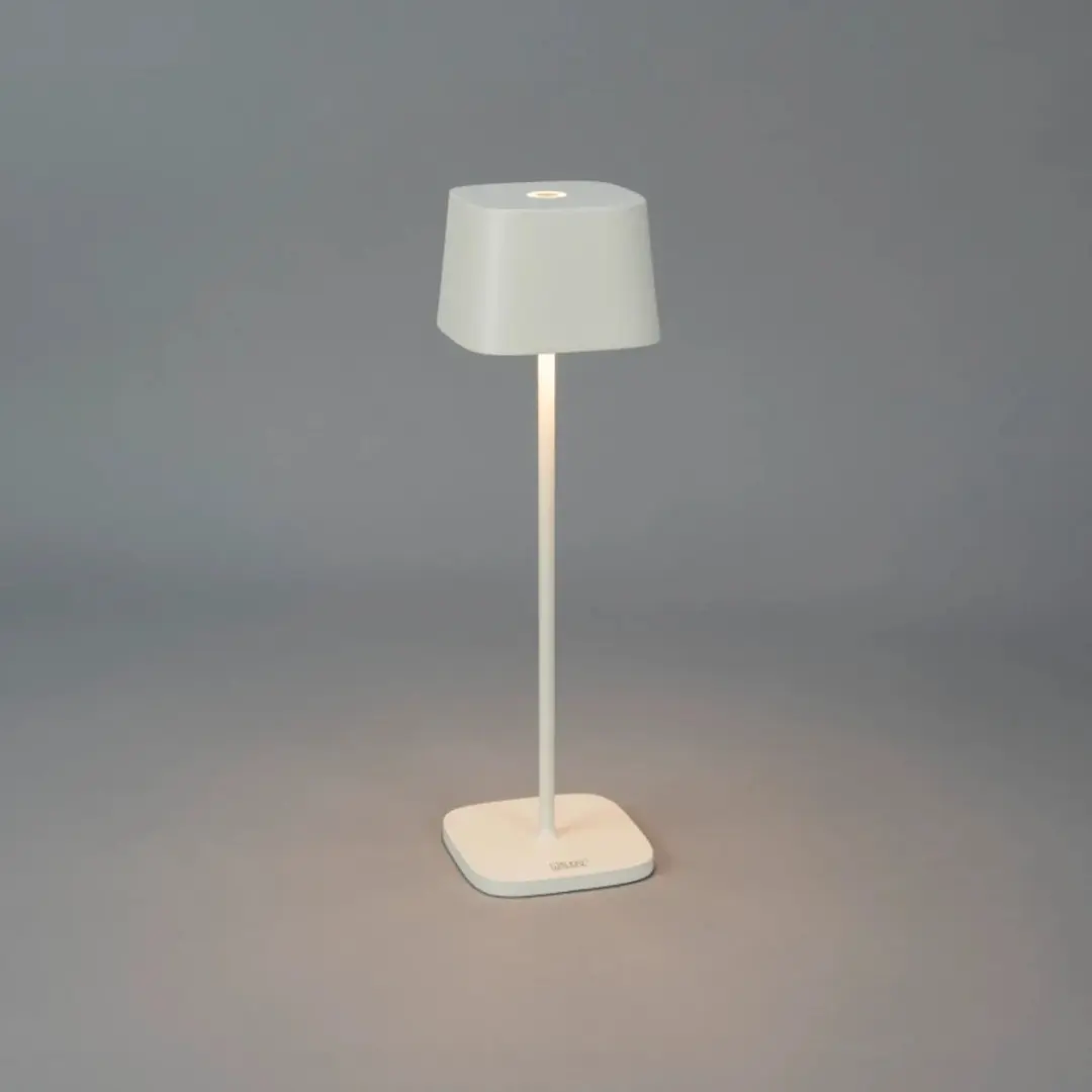 Konstsmide Capri Tafellamp - Ø10cm - Wit