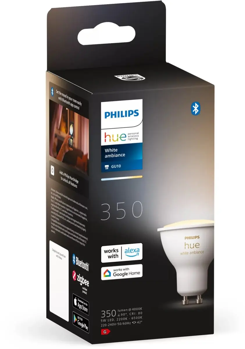Philips Hue GU10 RGBW Spot 5W - Helder wit - afbeelding 3 van 6