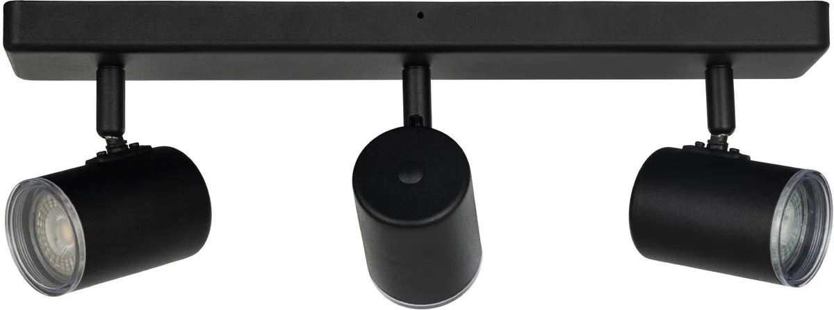 Eglo Consuma 1 Spot Badkamer GU10 - 3 Stuks - Zwart