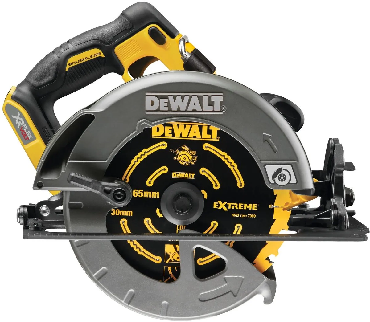 DeWalt DCS578NT 54V FlexVolt Accu Cirkelzaag 190mm