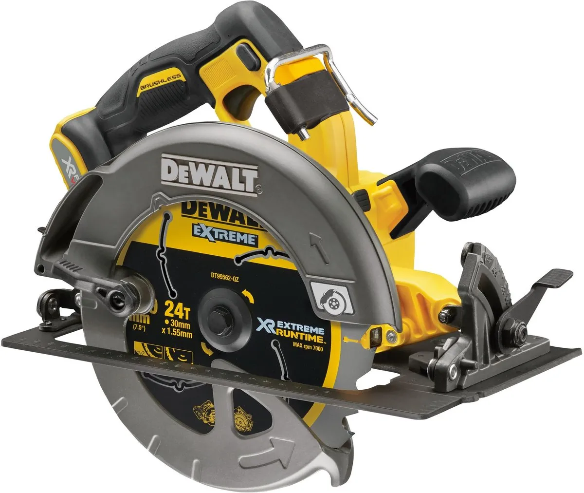 DeWalt DCS578NT 54V FlexVolt Accu Cirkelzaag 190mm - afbeelding 6 van 6