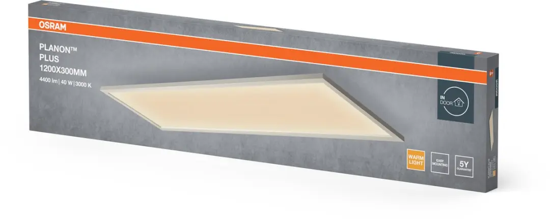 Osram Planon Plus Plafondlamp 40W - 1200x300mm - Warm wit 3000K