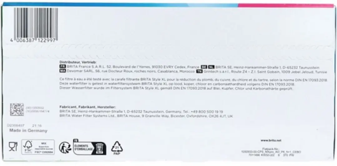 BRITA MAXTRA PRO Pure Performance Waterfilterpatronen - 6 Stuks - afbeelding 9 van 12