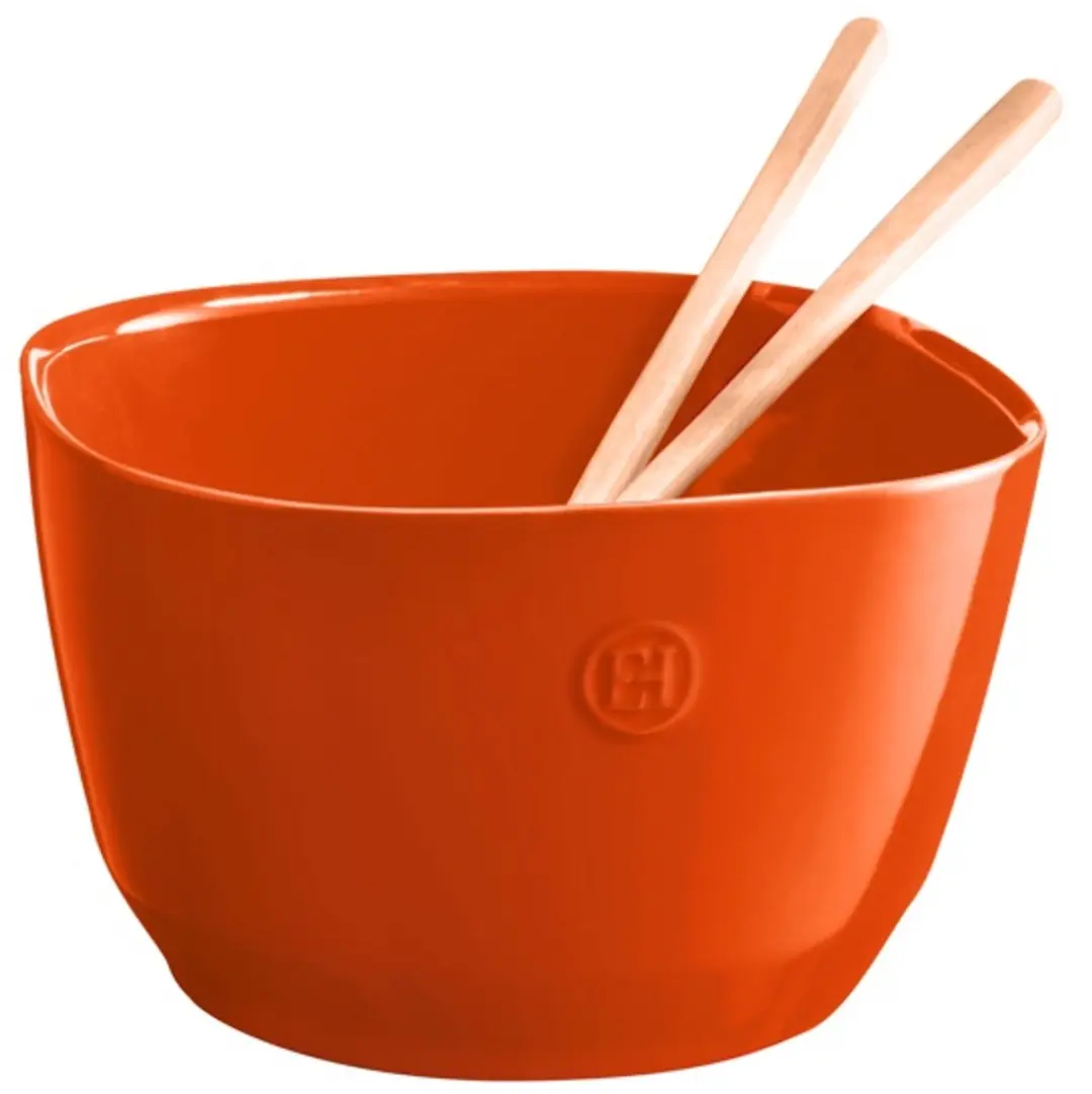 Emile Henry Saladeschaal Toscane - 22cm - Oranje