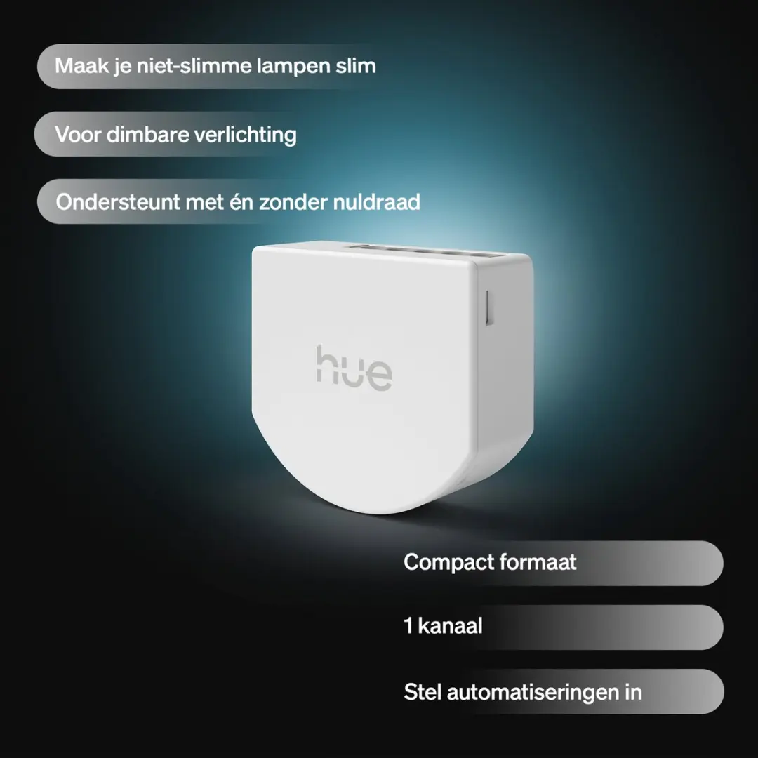 Philips Hue Bedrade Dimmer Wandschakelaar - Wit