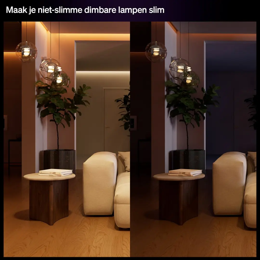 Philips Hue Bedrade Dimmer Wandschakelaar - Wit