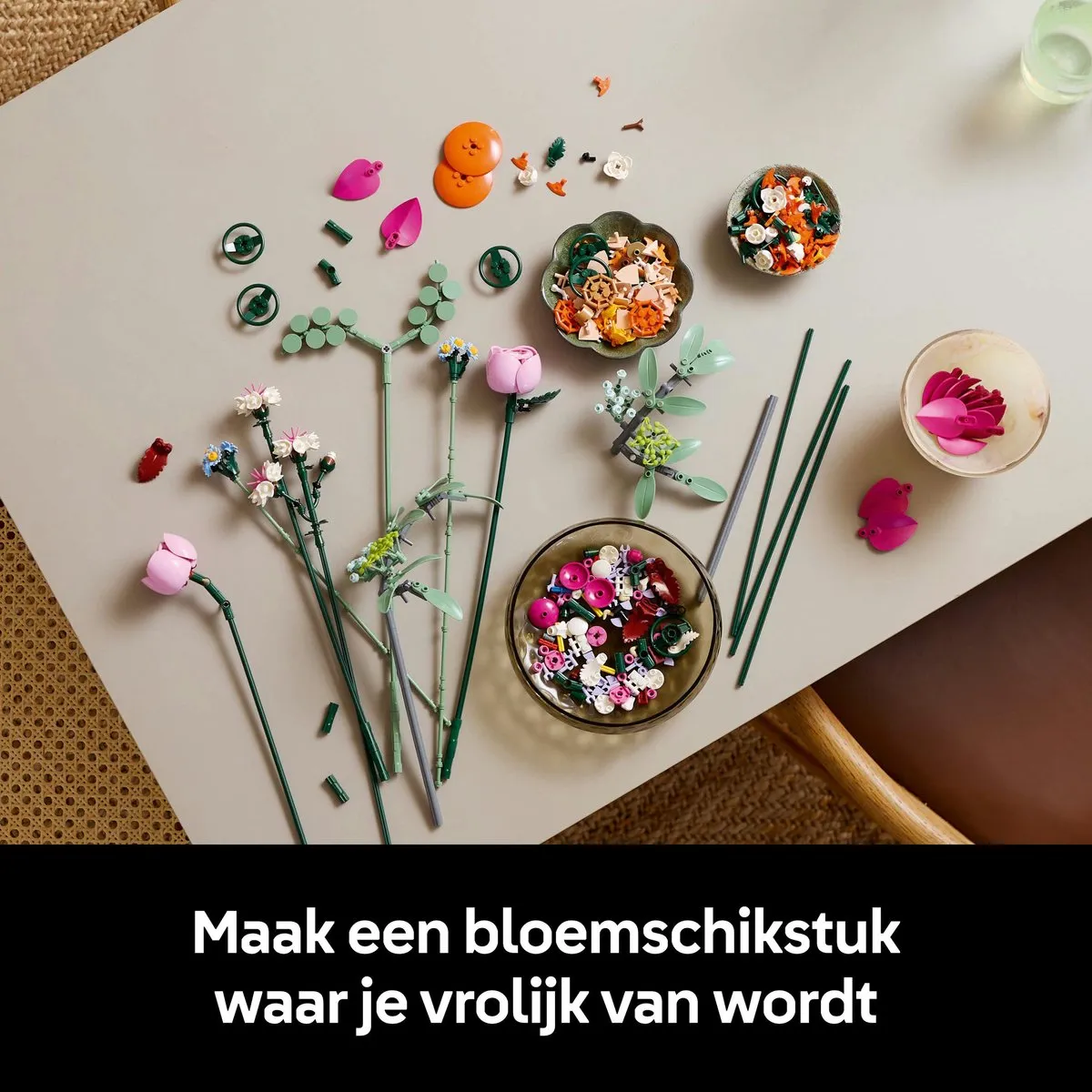 LEGO Botanicals Roze Boeket 10342 - 749 Stukken