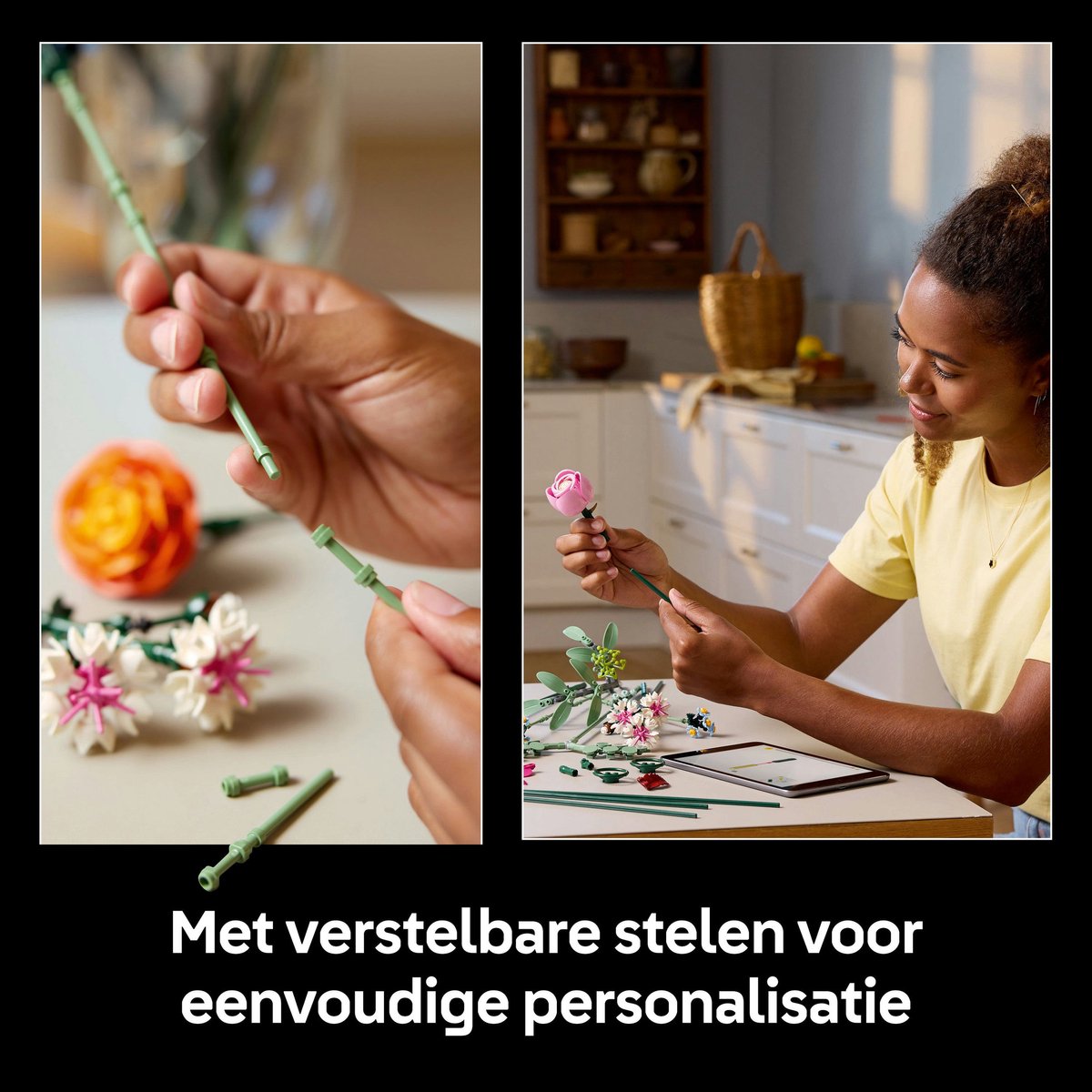 LEGO Botanicals Roze boeket - Bloemen Decoratie - 10342