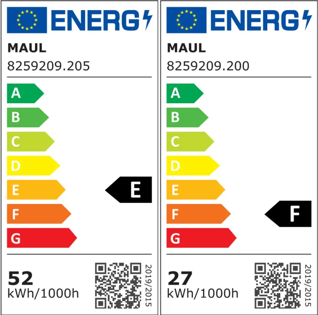 MAUL Sirius LED Vloerlamp - 2x46W - 3000K - Zwart