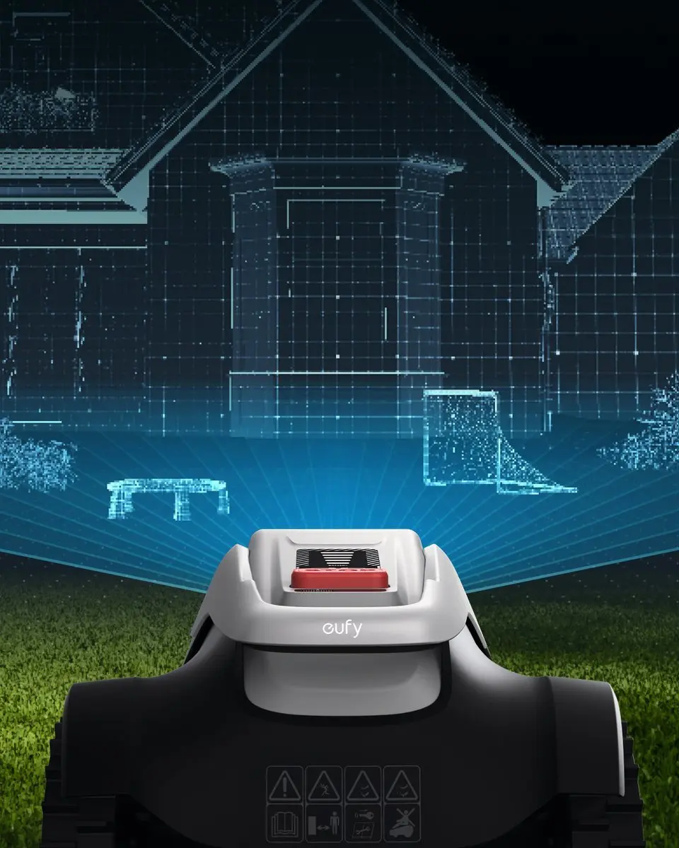 Eufy Robotgrasmaaier E15 Ride-On Edge - 800 m² - App-besturing - afbeelding 6 van 6