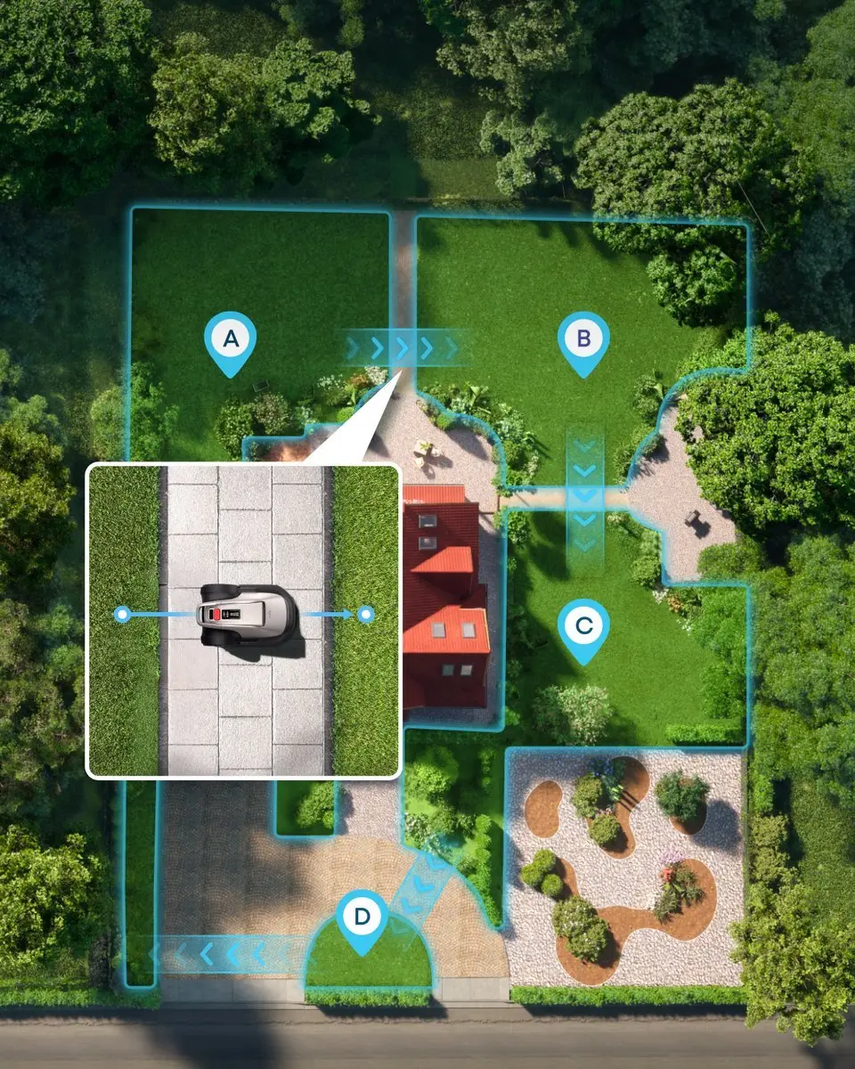 Eufy Robotgrasmaaier E15 Ride-On Edge - 800 m² - App-besturing