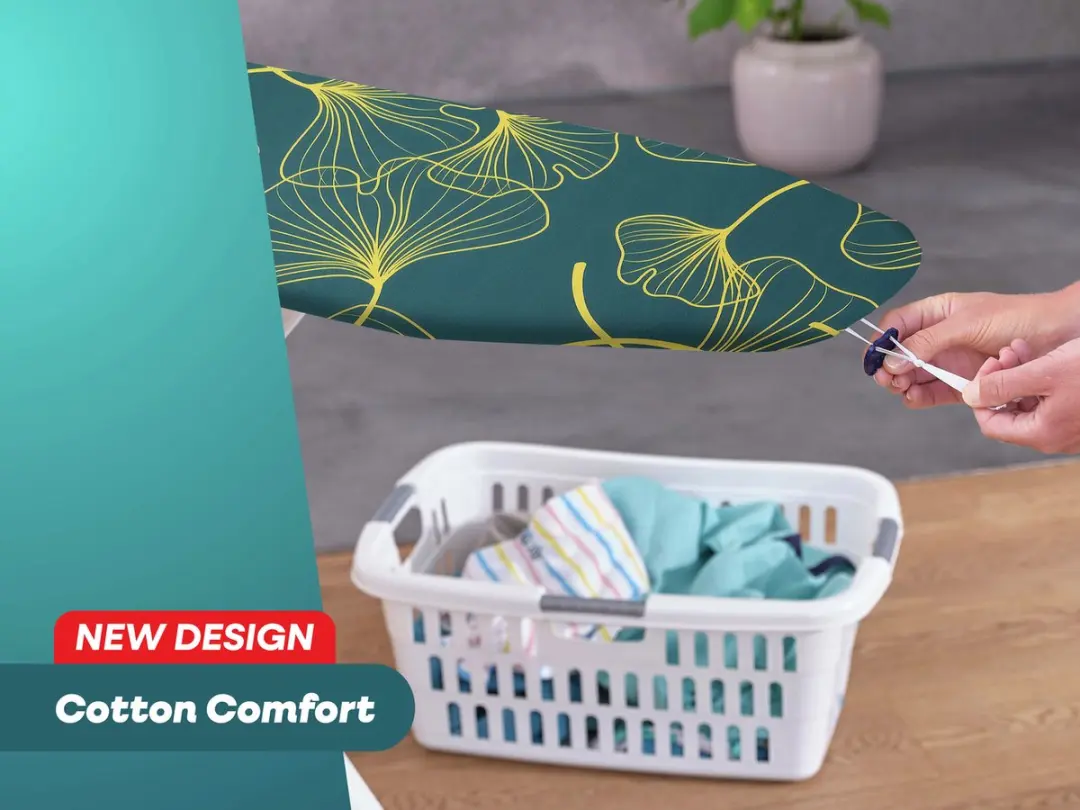 Leifheit Cotton Comfort Strijkplankovertrek 76186 - Groen/Geel