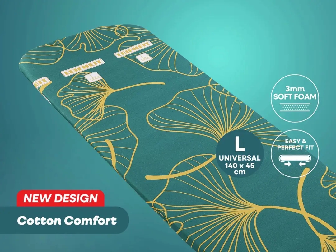 Leifheit Cotton Comfort Strijkplankovertrek 76186 - Groen/Geel