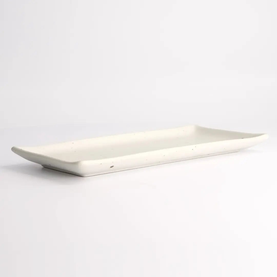 Tokyo Design Studio Kohiki Rechthoekig Bord - Wit - 28,5x12,5cm