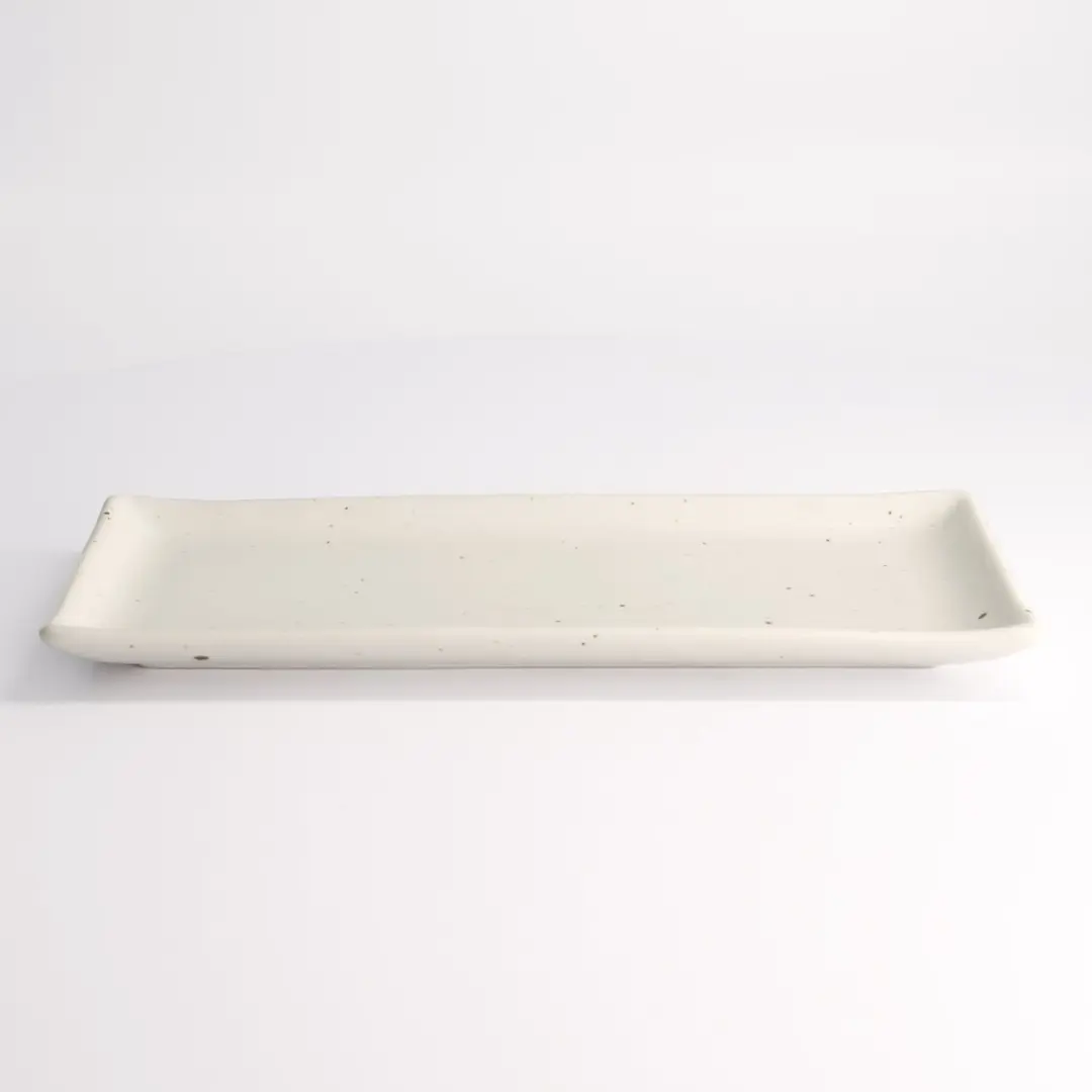 Tokyo Design Studio Kohiki Rechthoekig Bord - Wit - 28,5x12,5cm