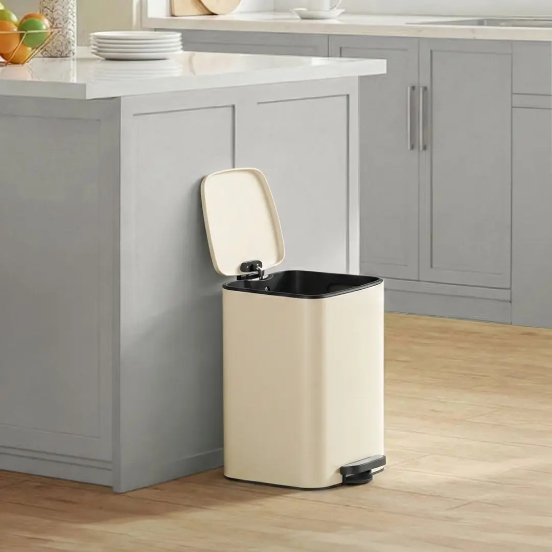 Songmics LTB592A02 Prullenbak 20L - Beige
