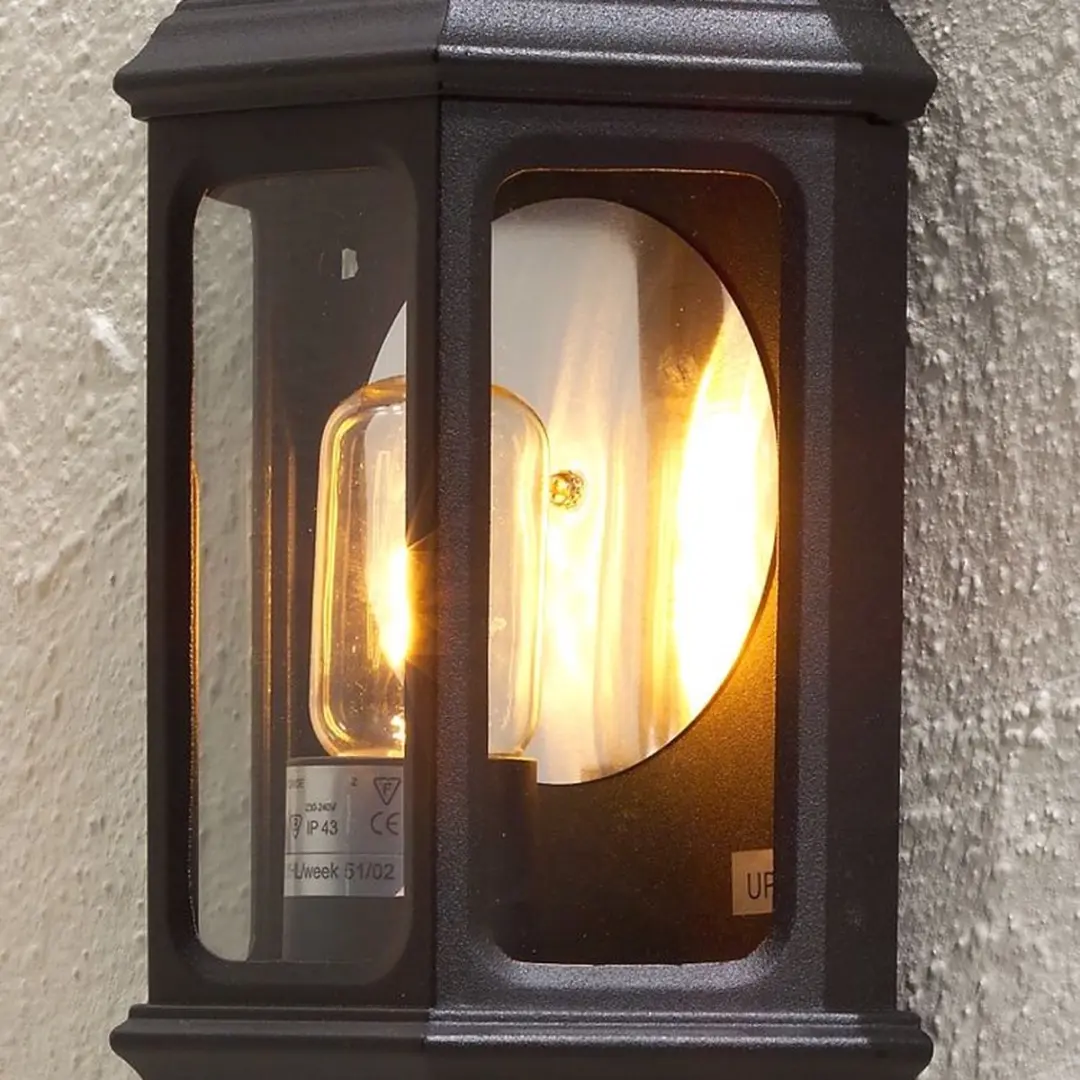 Konstsmide Cagliari Wandlamp 36cm - Matzwart