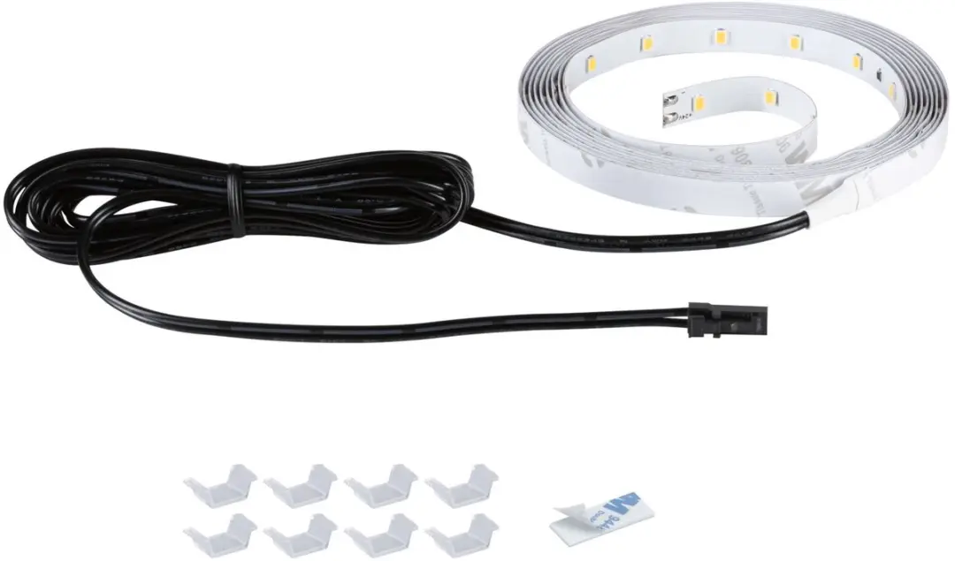Paulmann LED Strip Akoestisch Paneel Uitbreiding 2,4m 3000K - Zwart