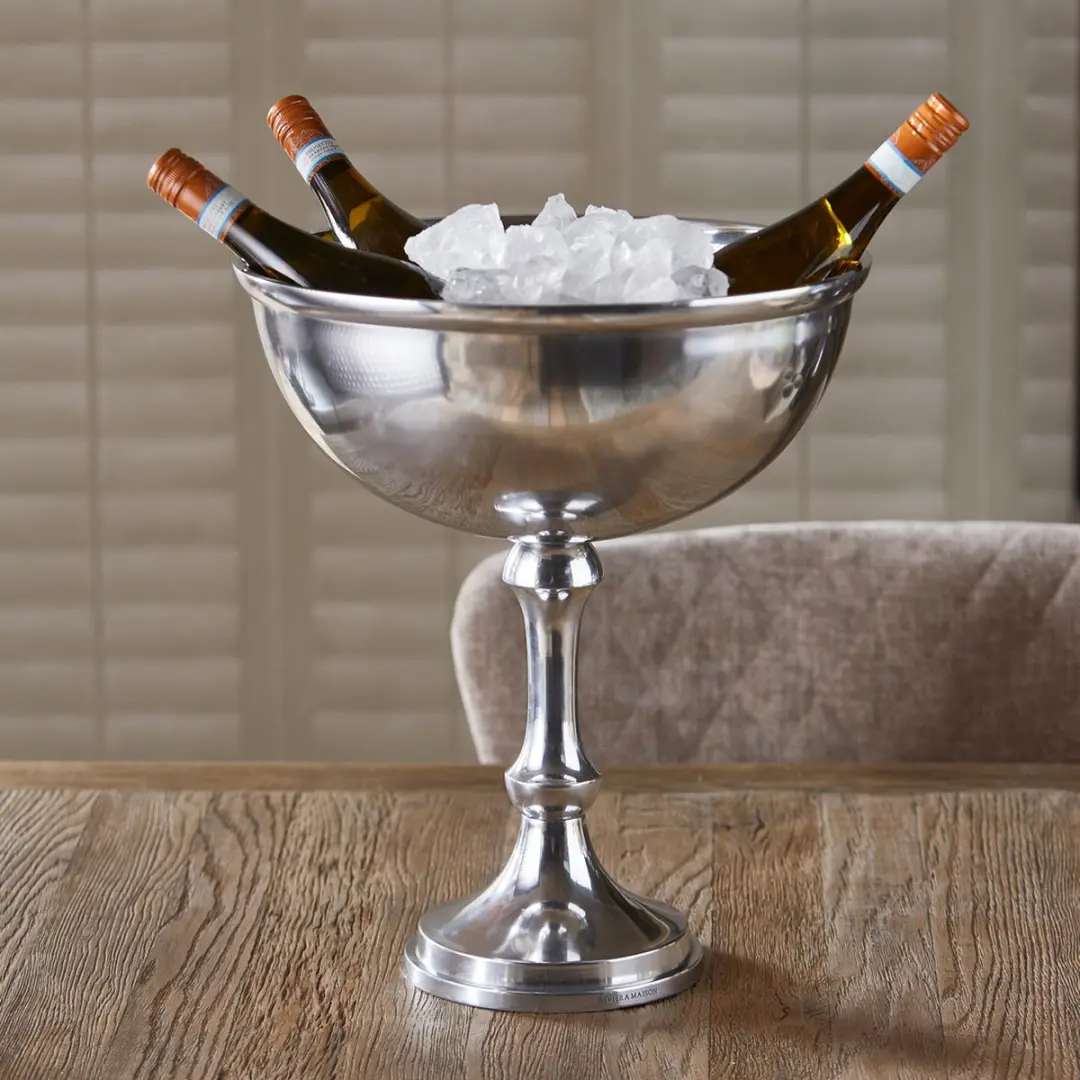 Riviera Maison Wijnkoeler 12L - Zilver 36x45cm