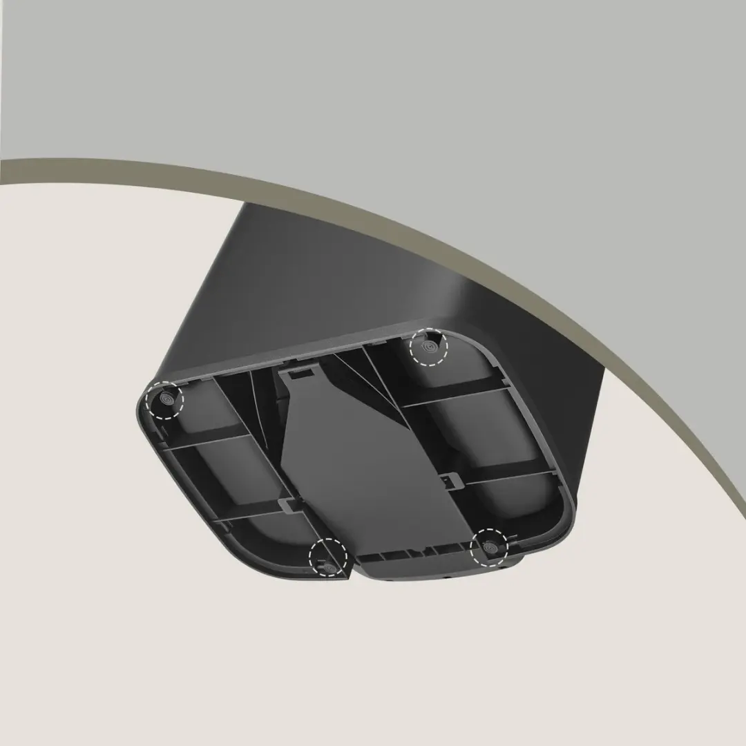 Songmics LTB520B6802 Keuken Prullenbak 68L - Zwart - 15 Zakken - afbeelding 6 van 6