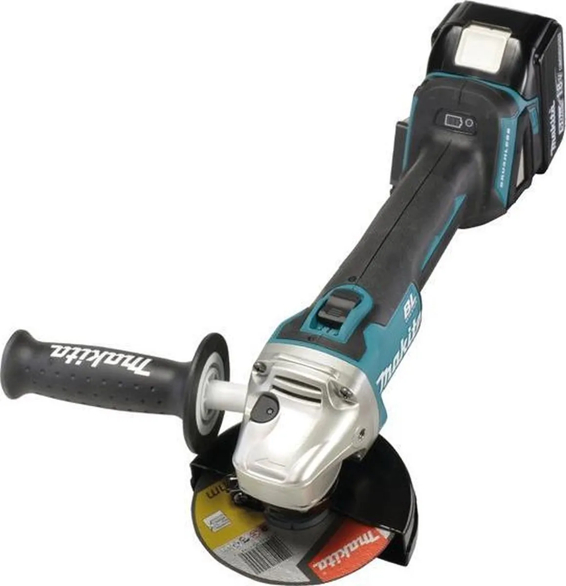 Makita DGA504RFJ Haakseslijpmachine 125mm - 18V 3.0Ah - afbeelding 3 van 6