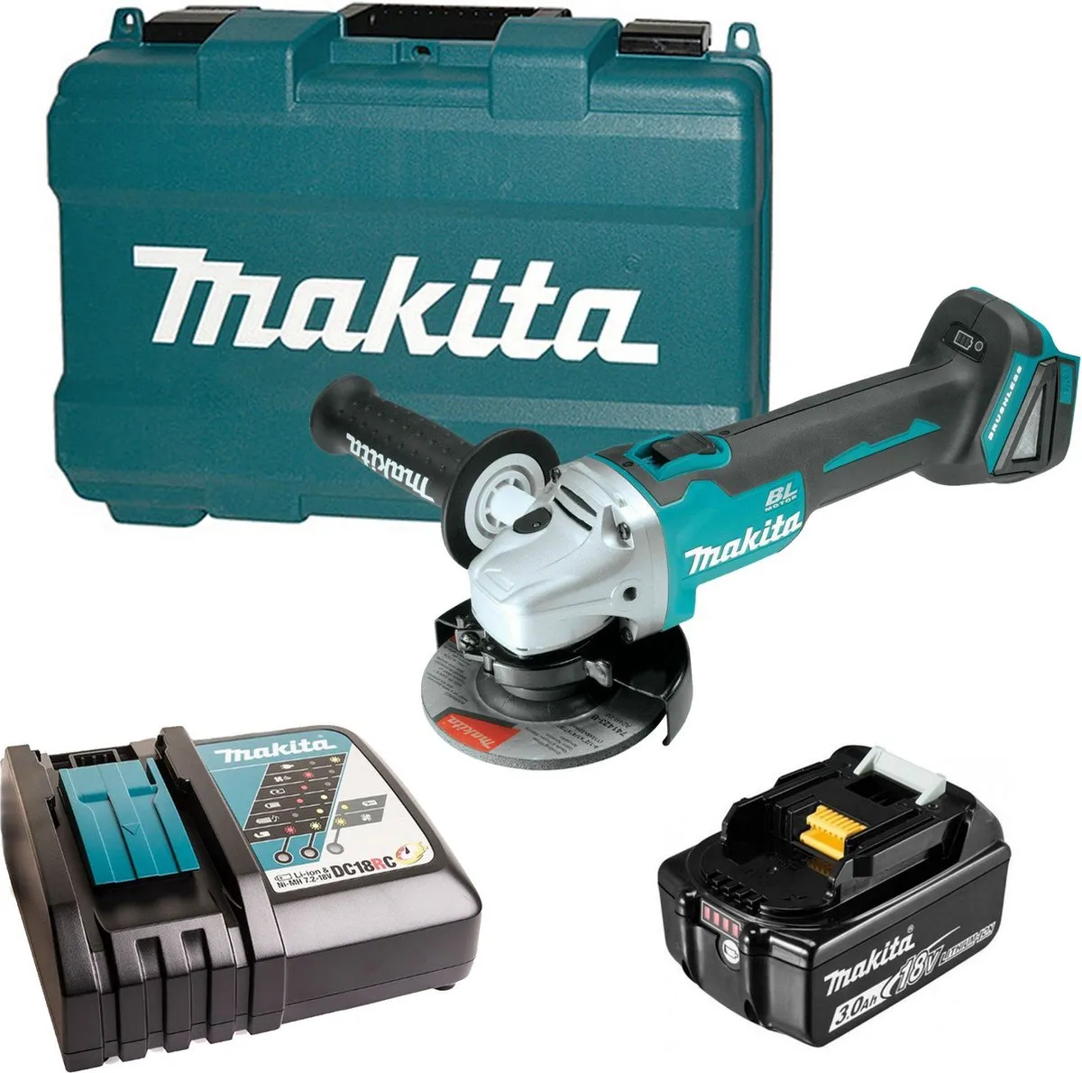 Makita DGA504RFJ Haakseslijpmachine 125mm