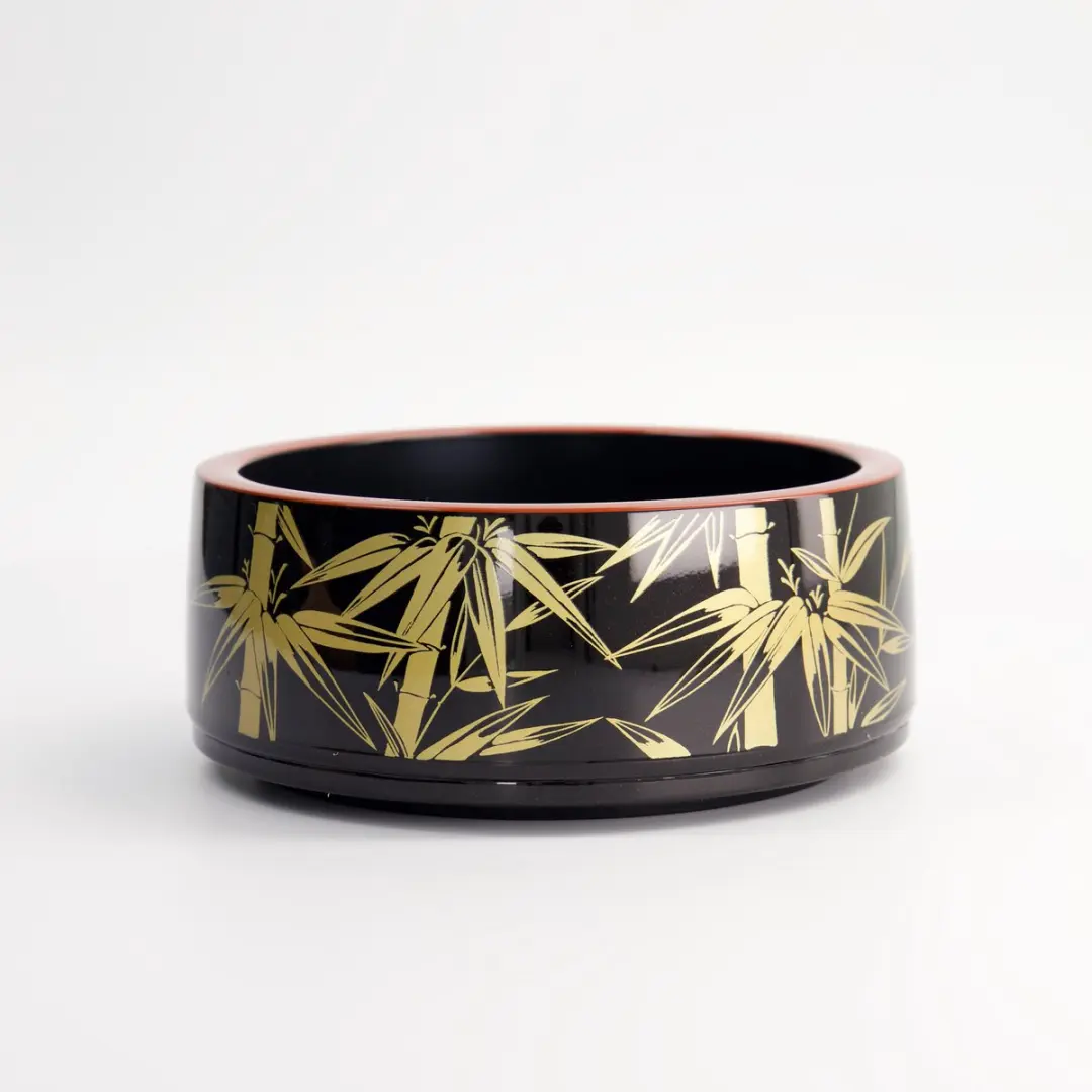Tokyo Design Studio Sushi Oke - Zwart/Bamboe 16x6,5cm