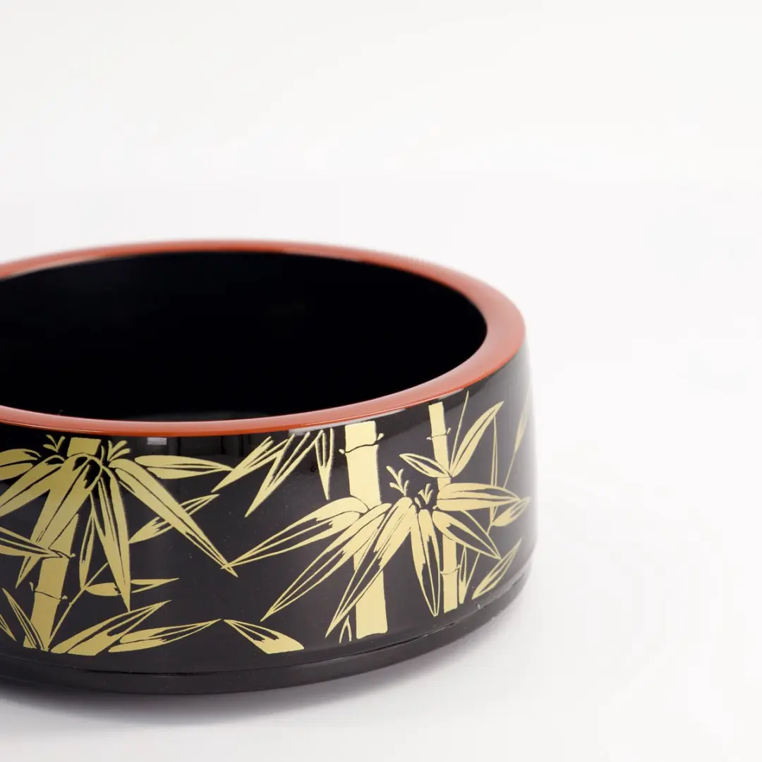 Tokyo Design Studio Sushi Oke - Zwart/Bamboe 16x6,5cm