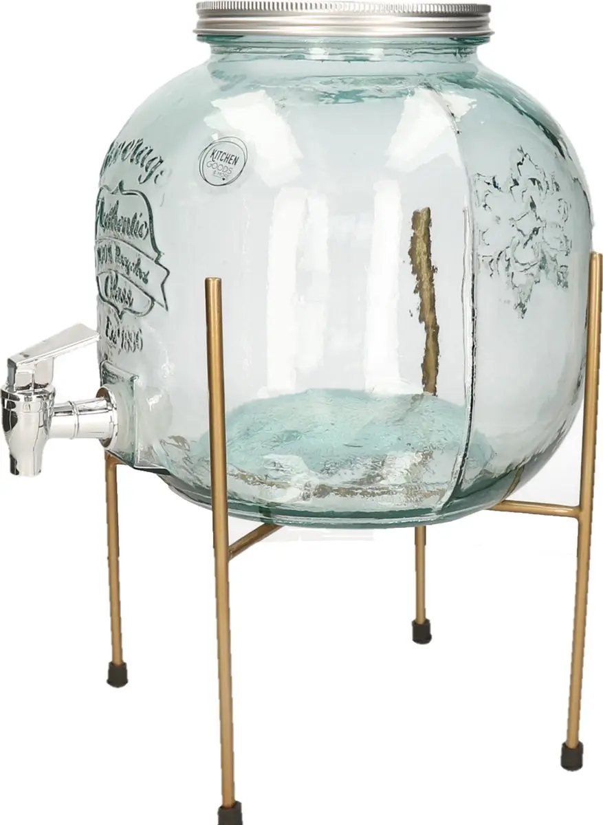 Decoris Limonade Dispenser 6L - H39cm - Transparant