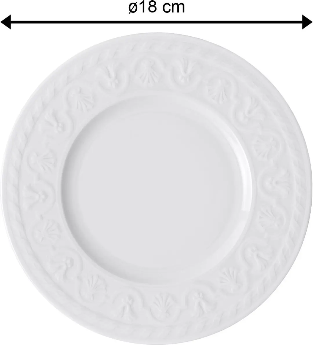 Villeroy & Boch Cellini Broodteller Set 6 Stuks - 18cm - Wit