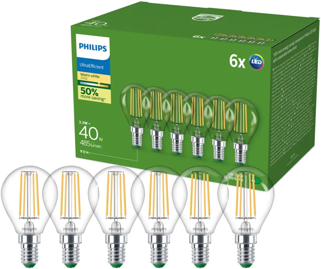 Philips LED Lamp 2.3W Warm Wit 2700K